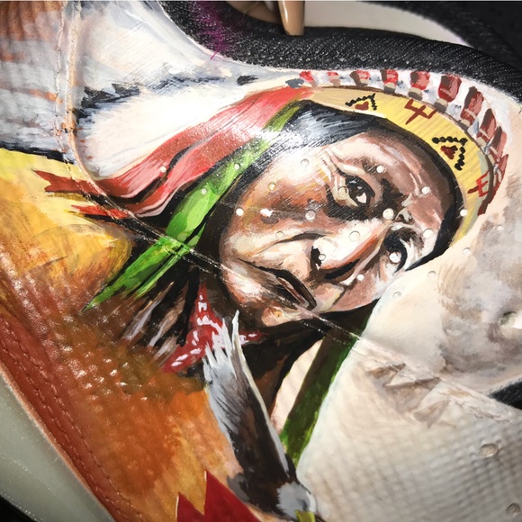 Custom cleats by Adidas hand painted brand new size men’s 12 never been used - Picture 8 of 10